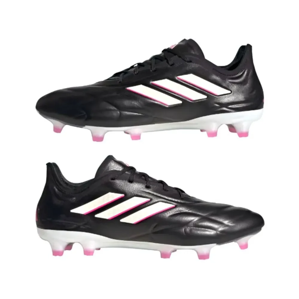 Adidas Unisex Core Black Pink 2 Copa Pure.1 Firm Ground Boots Size M 9.5 W 10.5